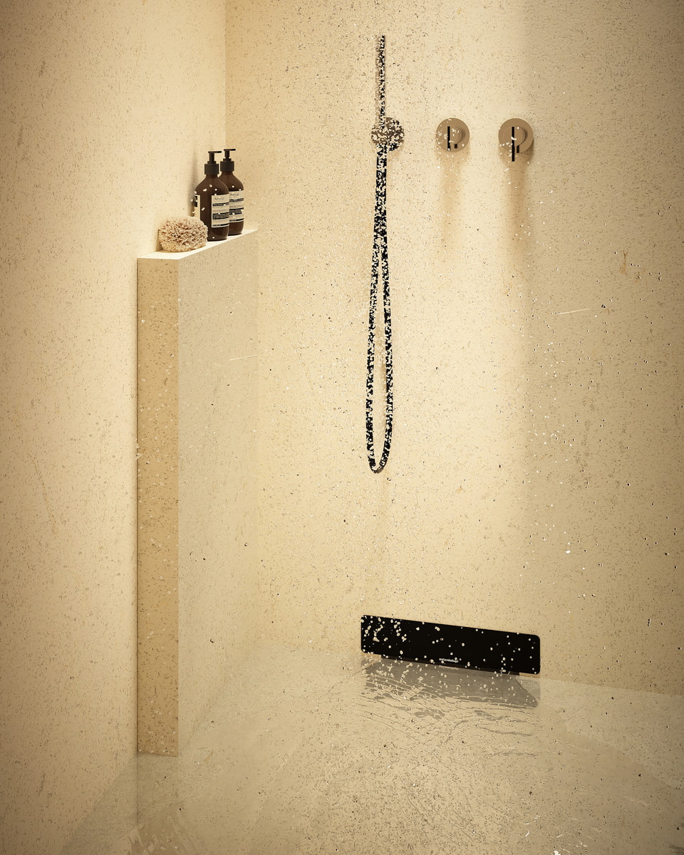 A functional solution, but also a detail that becomes aesthetic