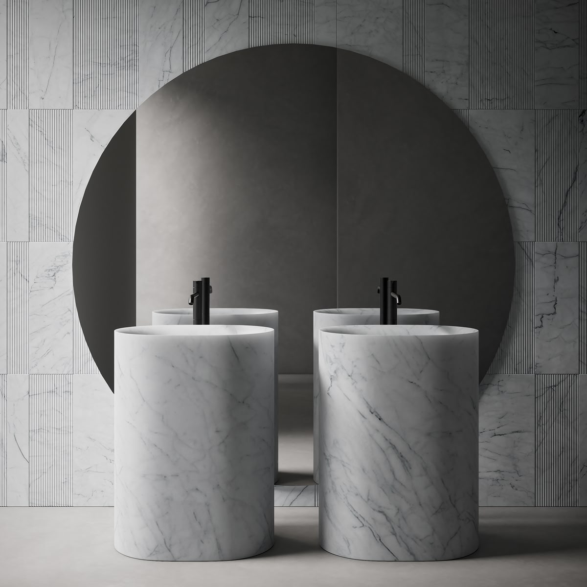 light textures and marks, sophisticated shades and color variations