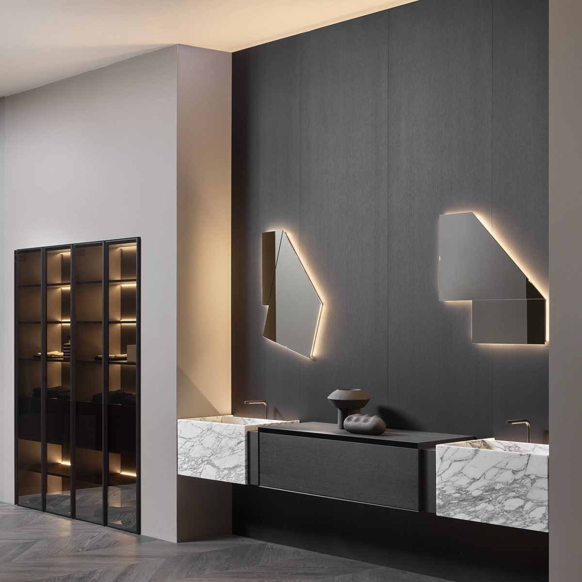 a texture that dialogues with light and gives three-dimensionality to surfaces