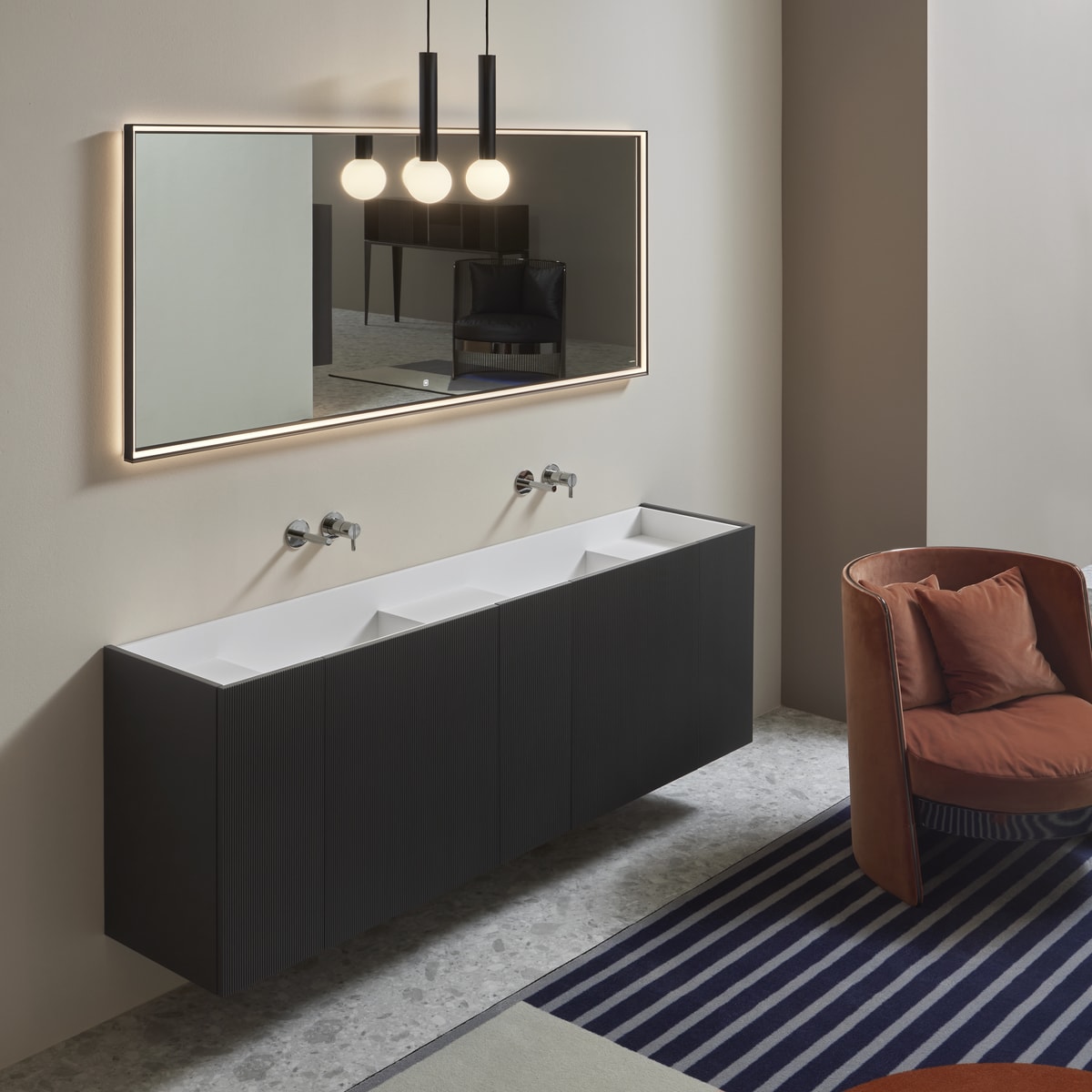 balanced proportions, thin thicknesses and measured heights