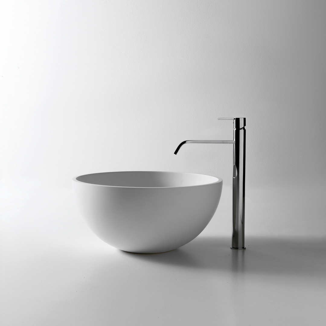 statuary and sculptural in its presence