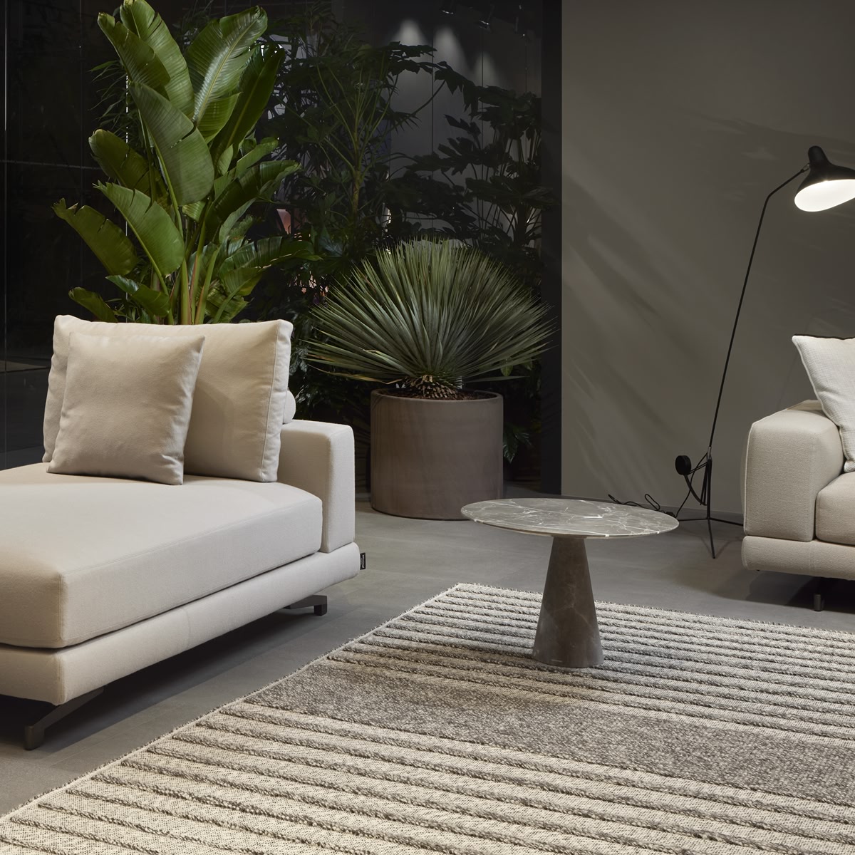 a trajectory traced around the center