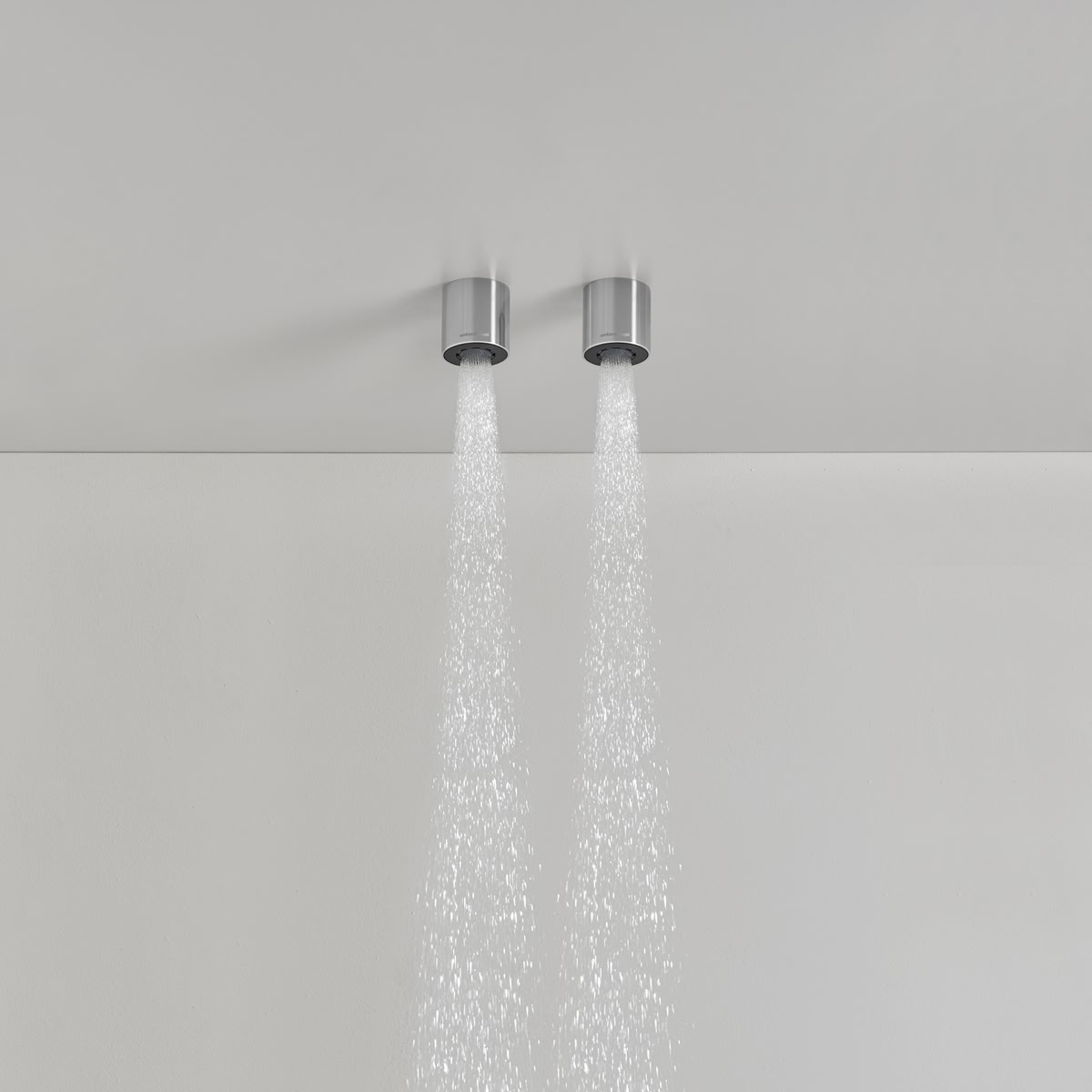 A small cylinder anchored to the ceiling