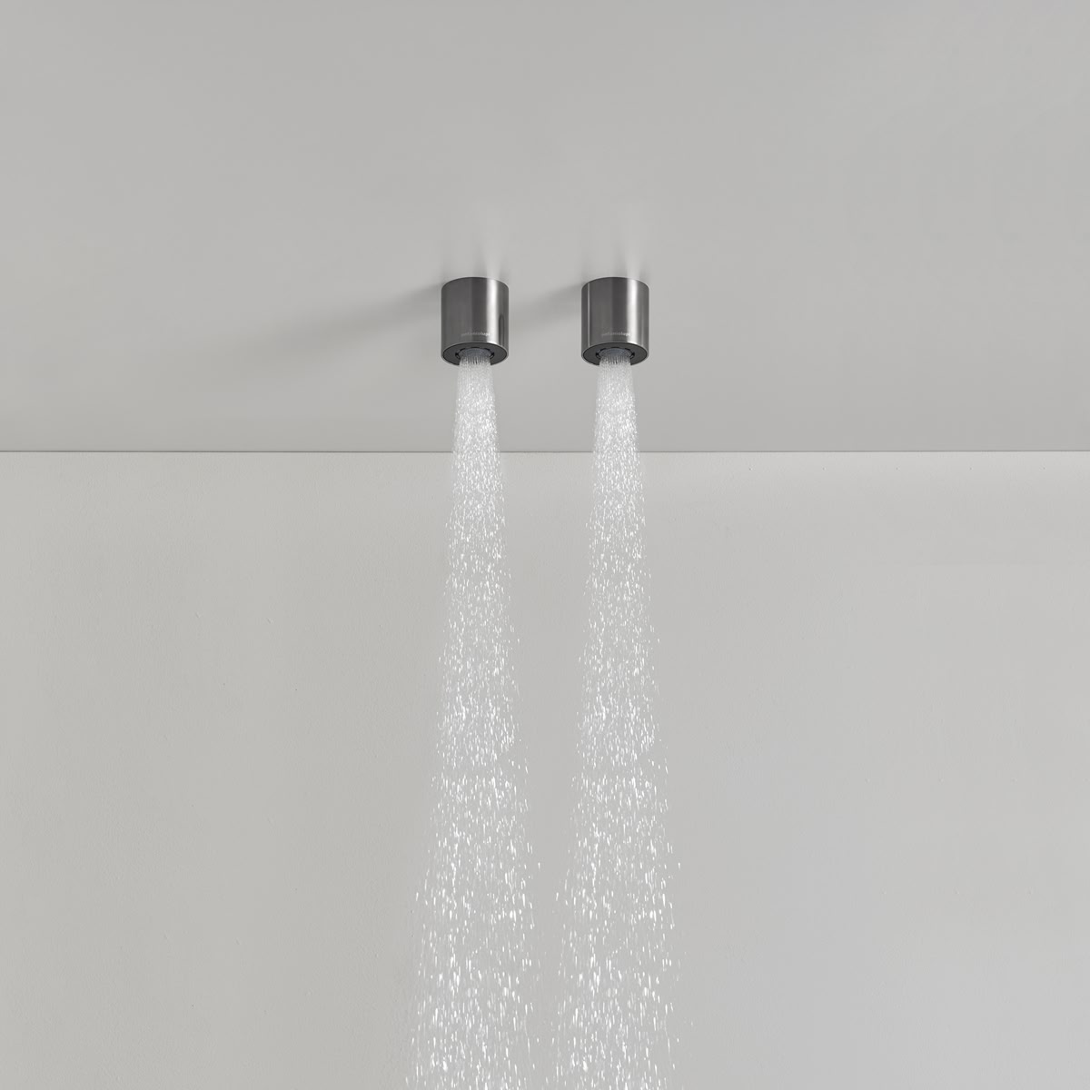 A small cylinder anchored to the ceiling