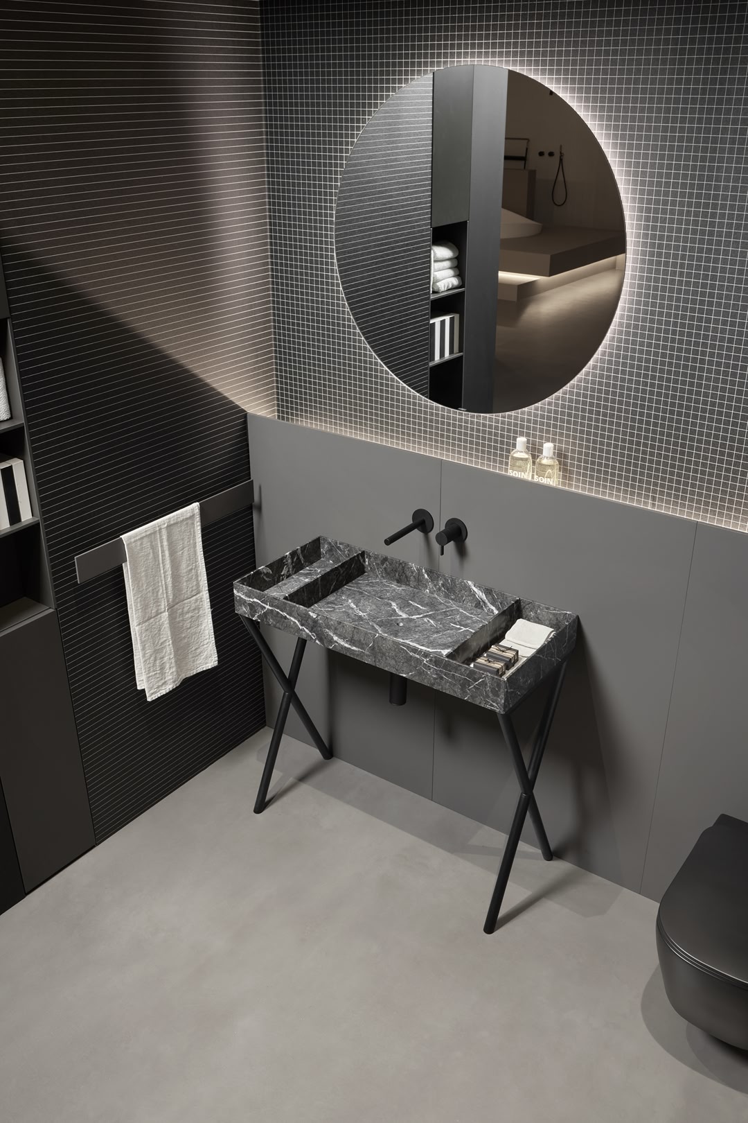 The sharp and rigorous features of the original design