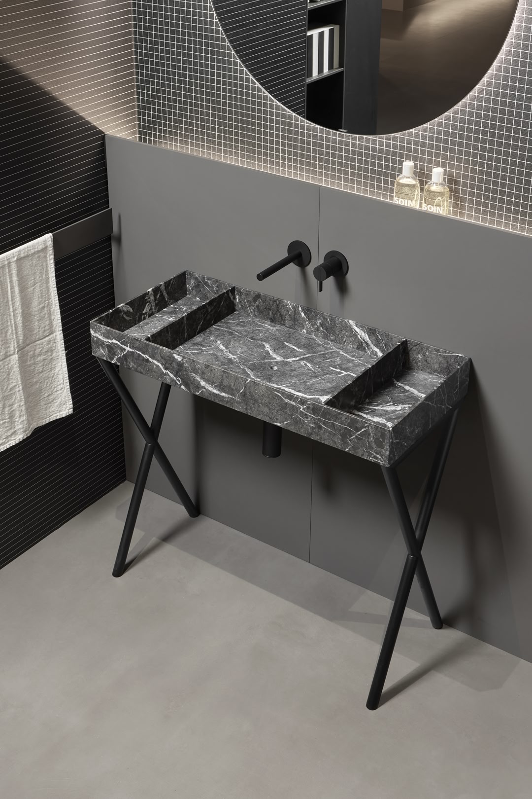 The sharp and rigorous features of the original design