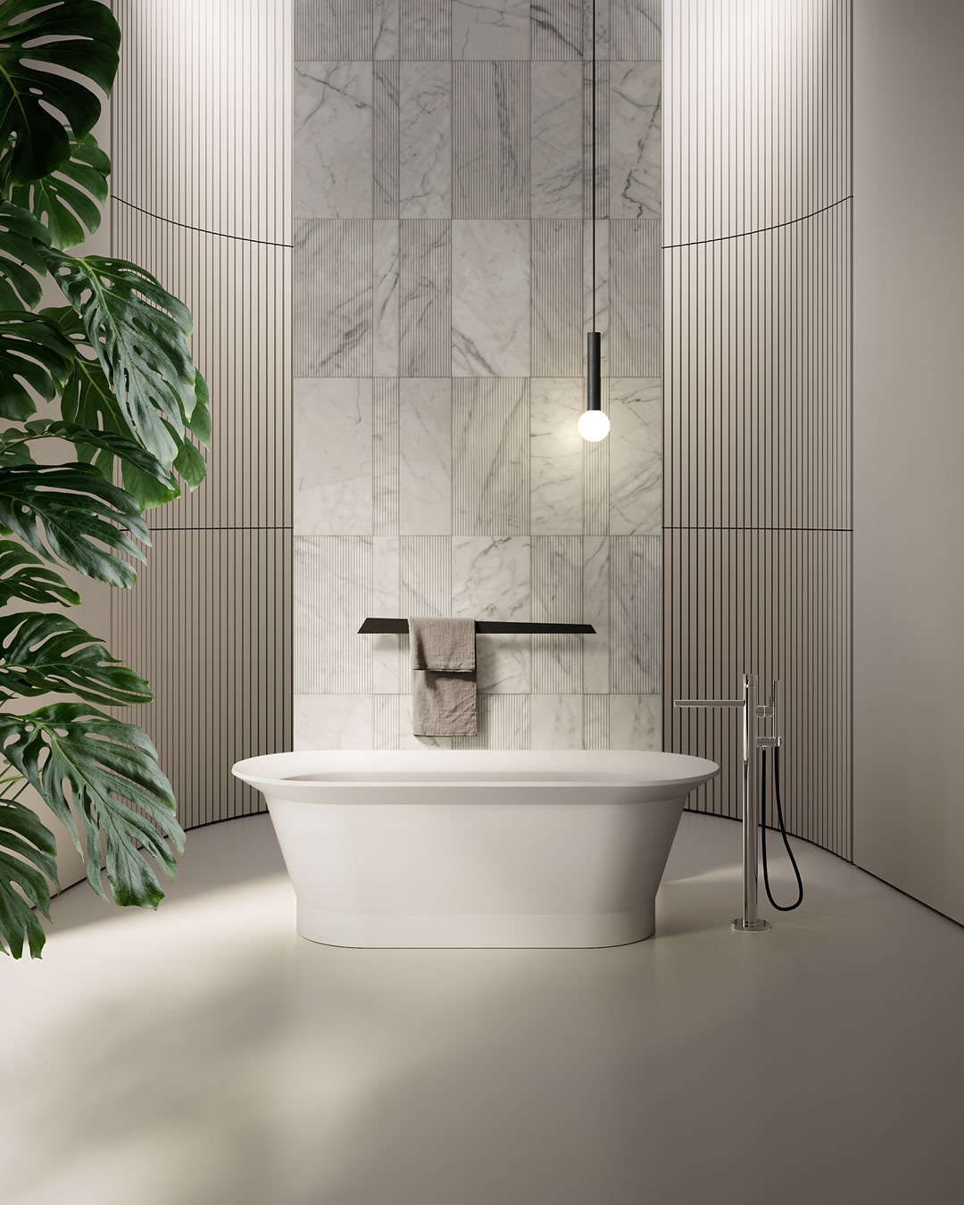 A contemporary shape, rigorous and organic