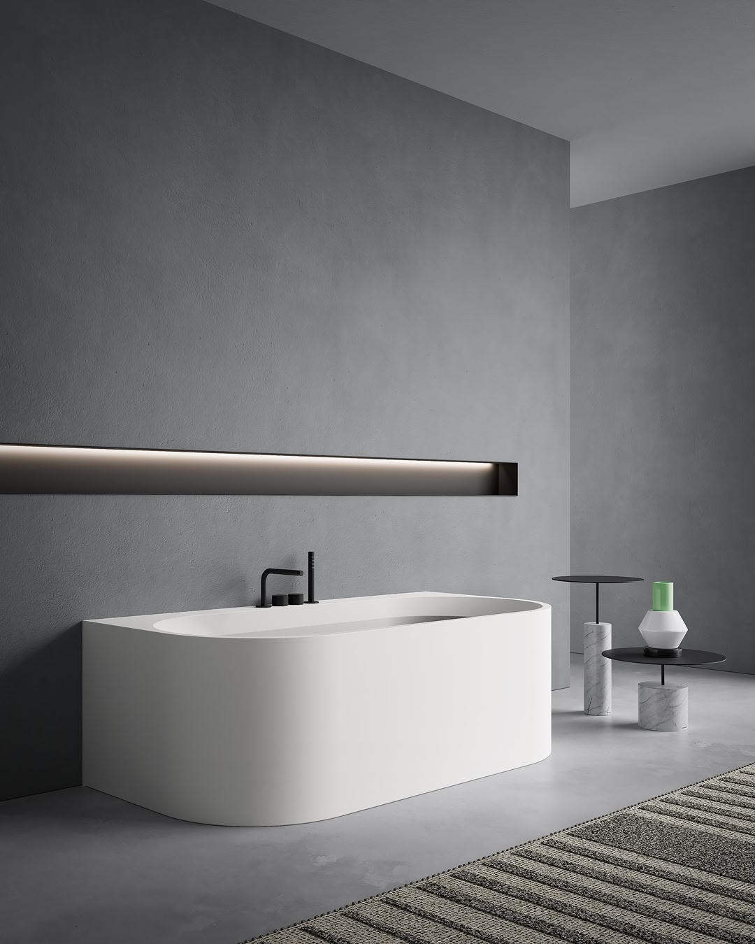 A contemporary shape, rigorous and organic