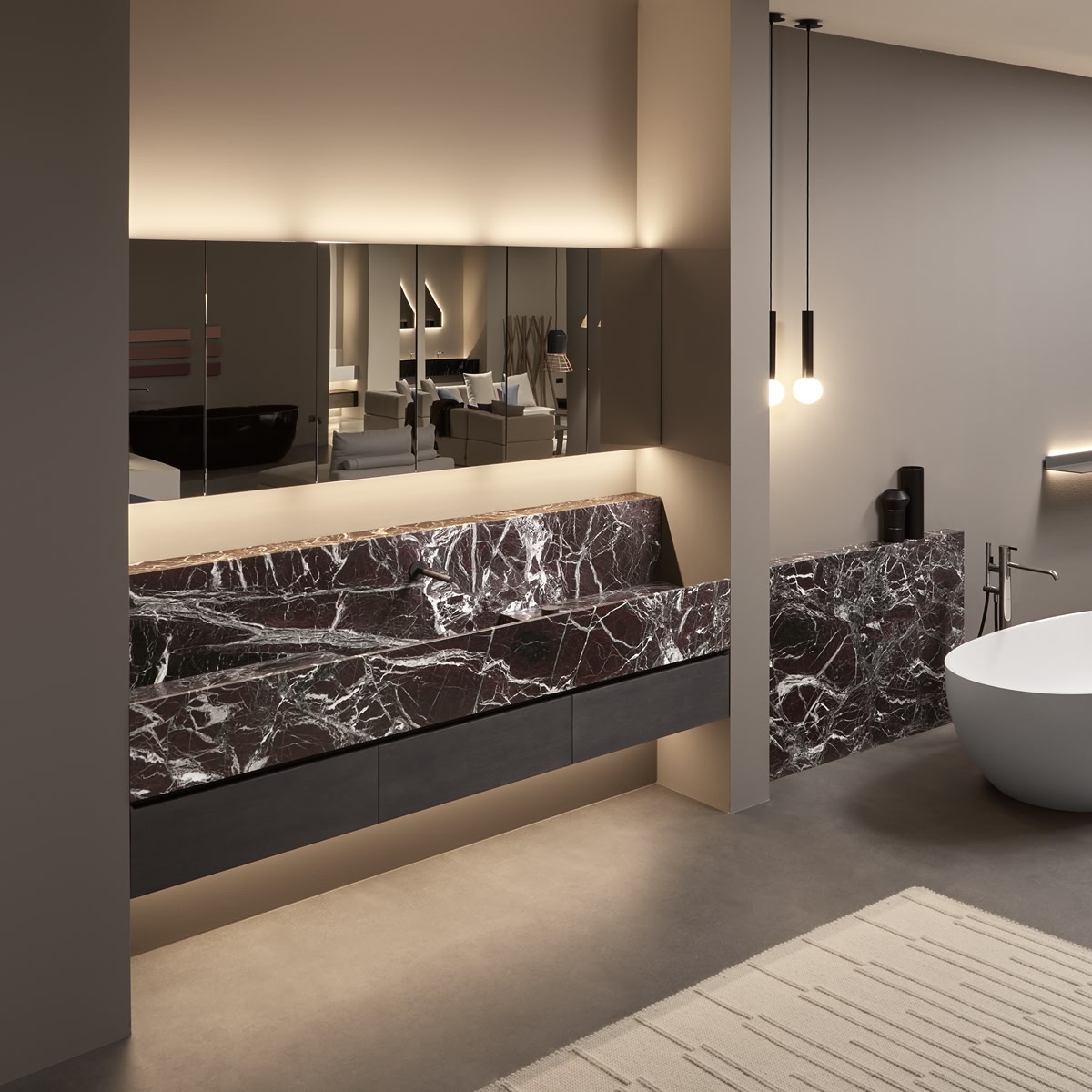 the flickers of color and bright reflections