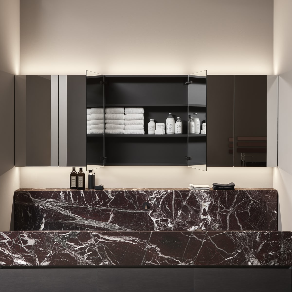 the flickers of color and bright reflections