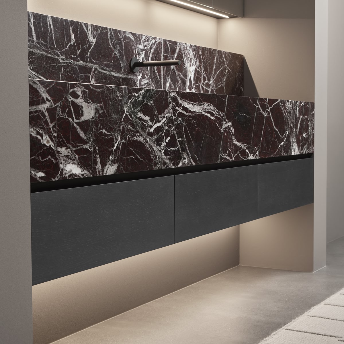 the flickers of color and bright reflections