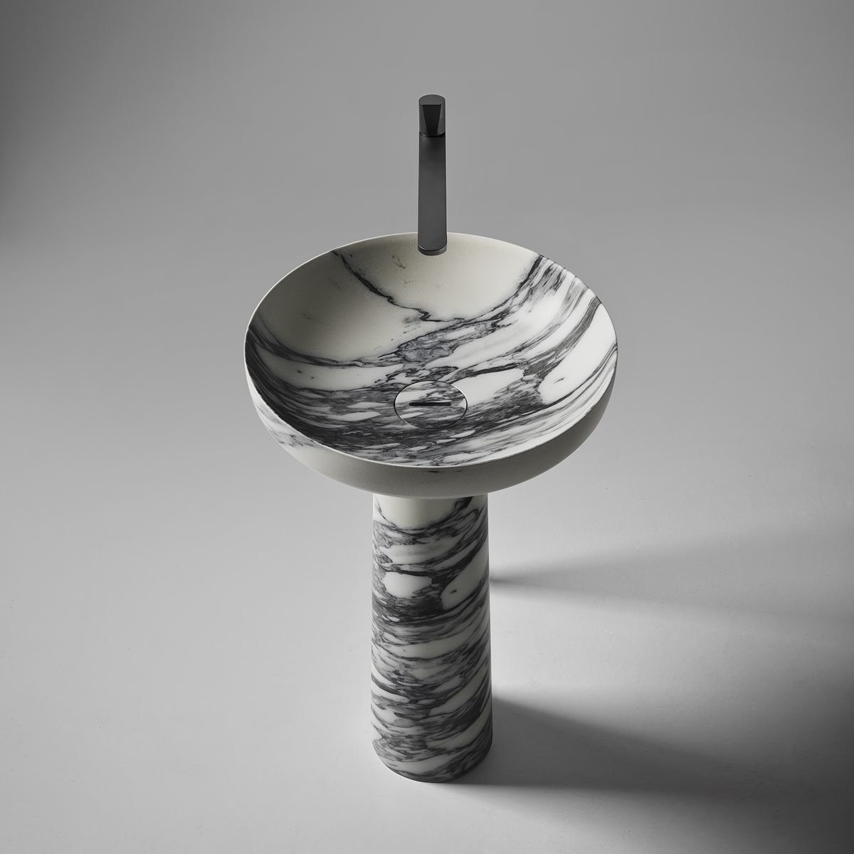 the focus of a contemporary bathroom