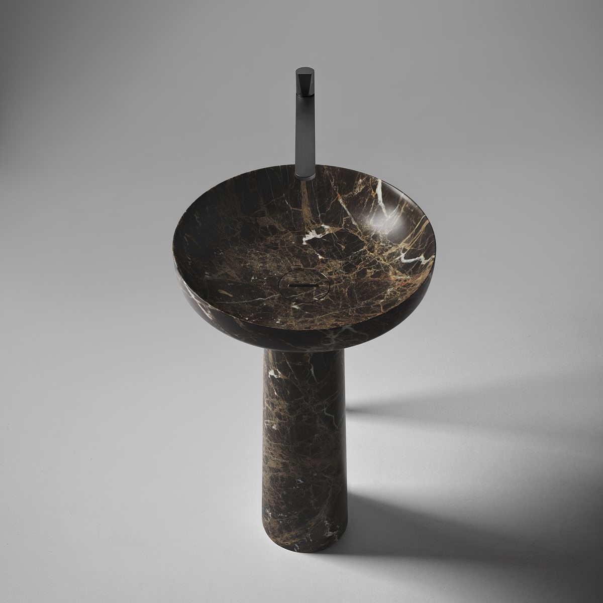 the focus of a contemporary bathroom