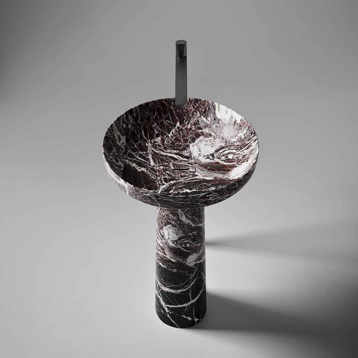 the focus of a contemporary bathroom