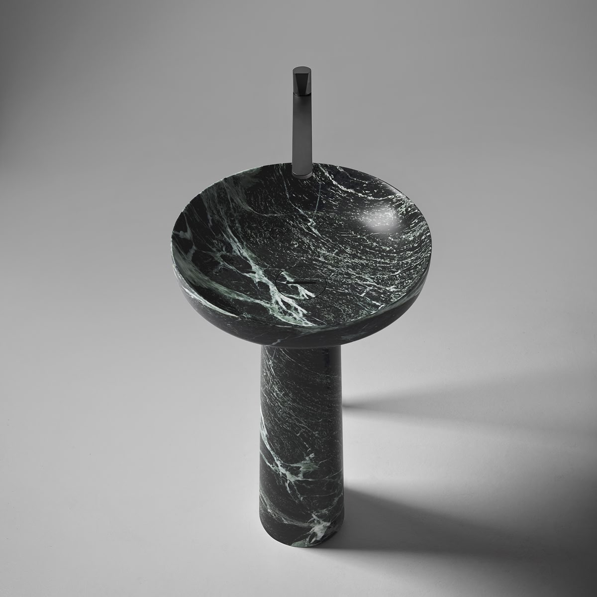 the focus of a contemporary bathroom