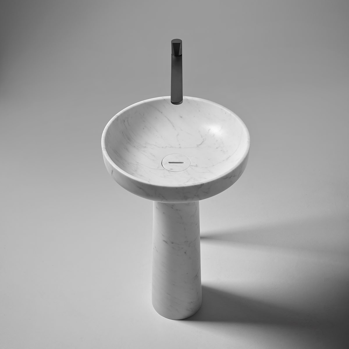 the focus of a contemporary bathroom