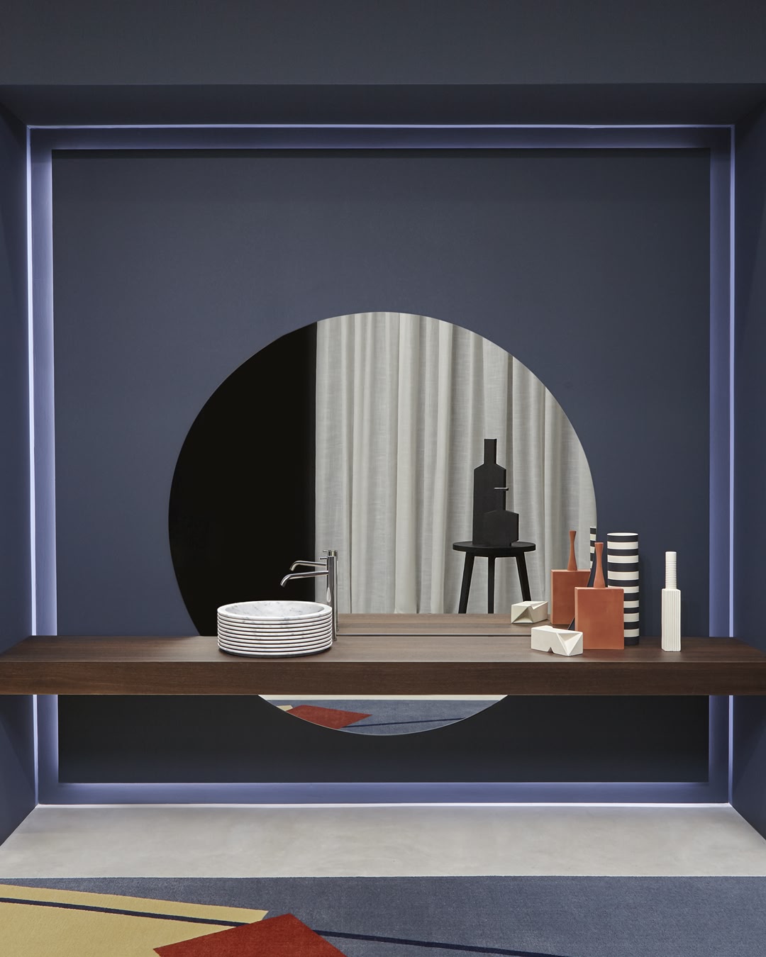 The material that becomes decoration