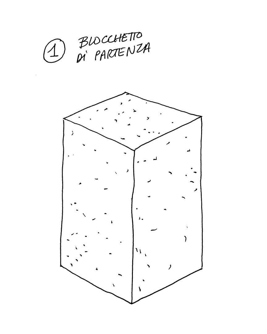 a creative gesture that defines a form