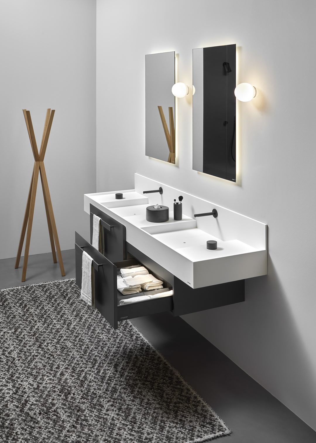 a compositional tool that designs the space