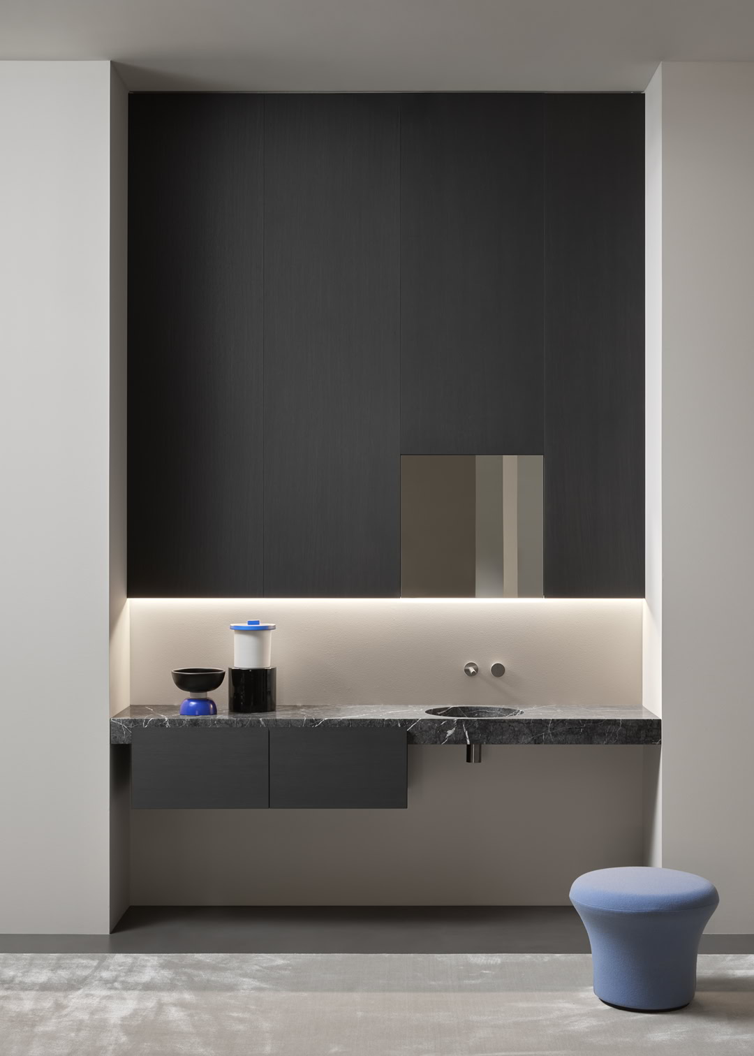 a new way of thinking about working with marble countertops