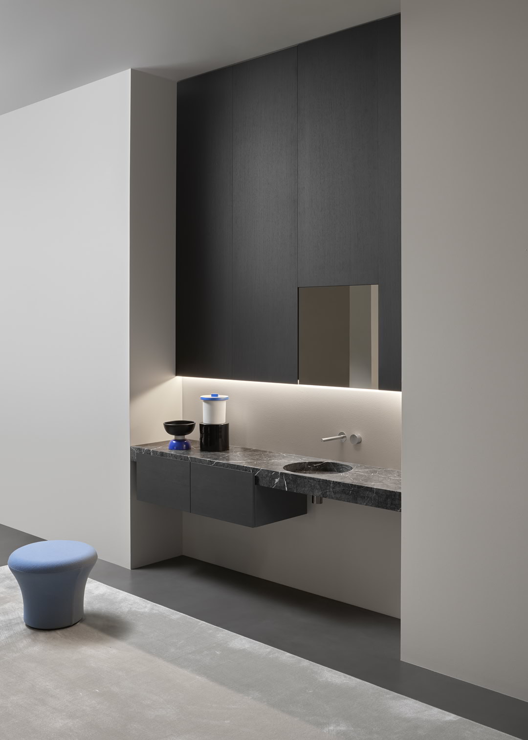 a new way of thinking about working with marble countertops