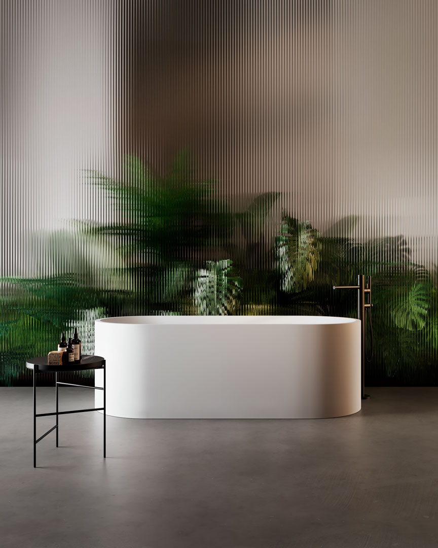 A contemporary shape, rigorous and organic