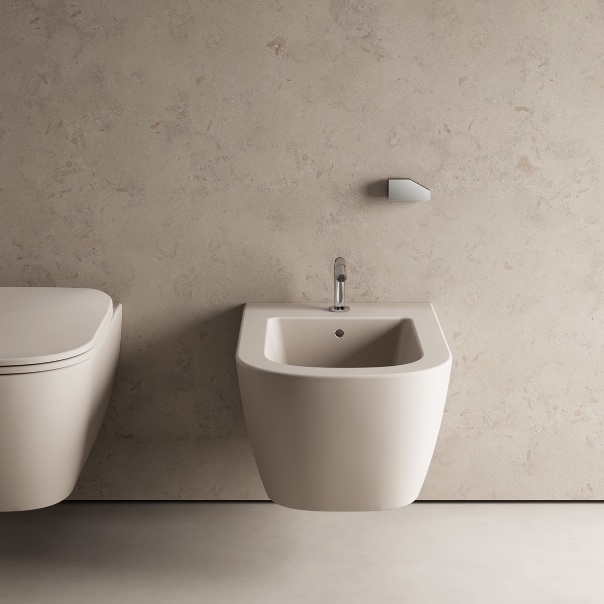 The series is available in versions for sinks, bidets, bathtubs, and showers