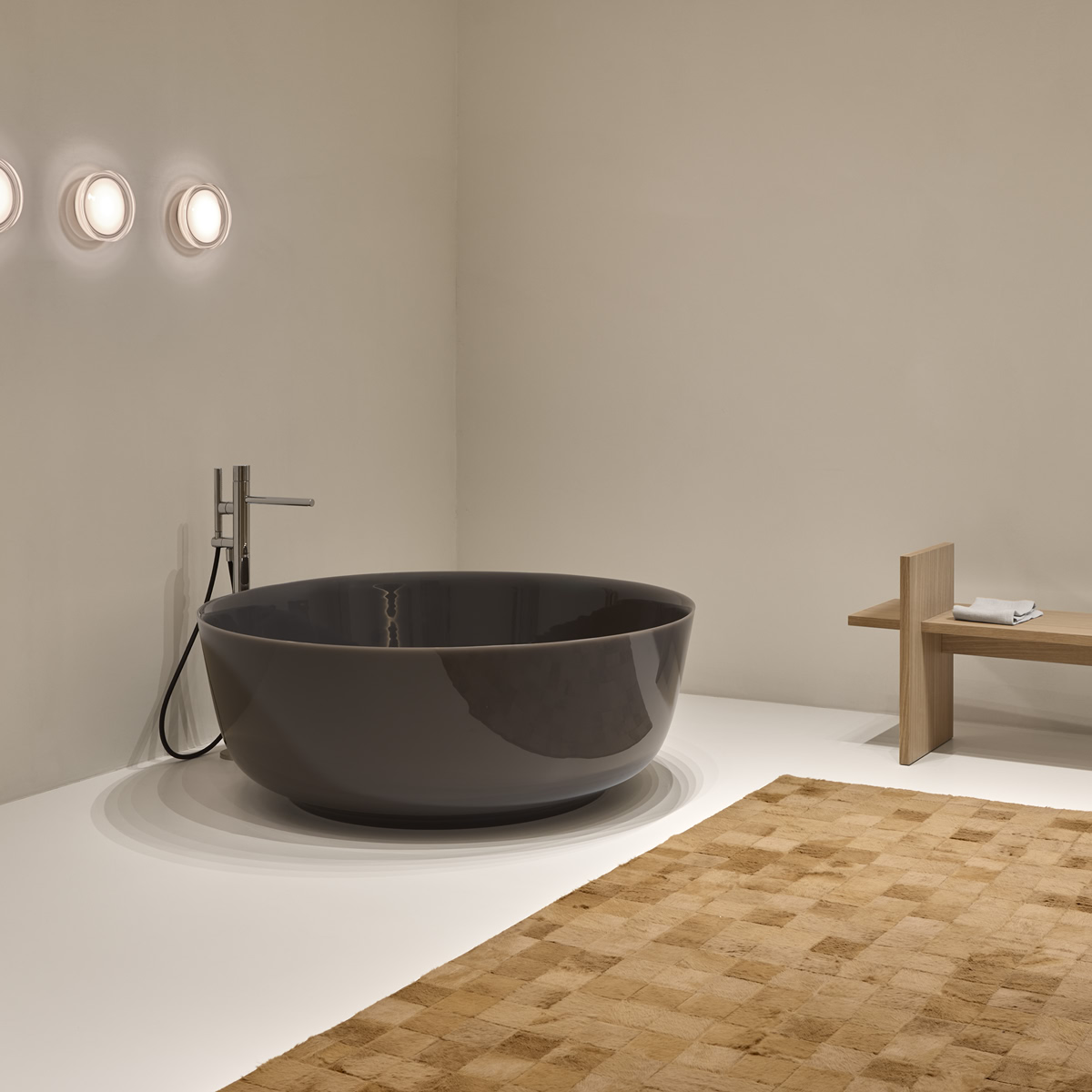 dense, refined resin, velvety to the touch